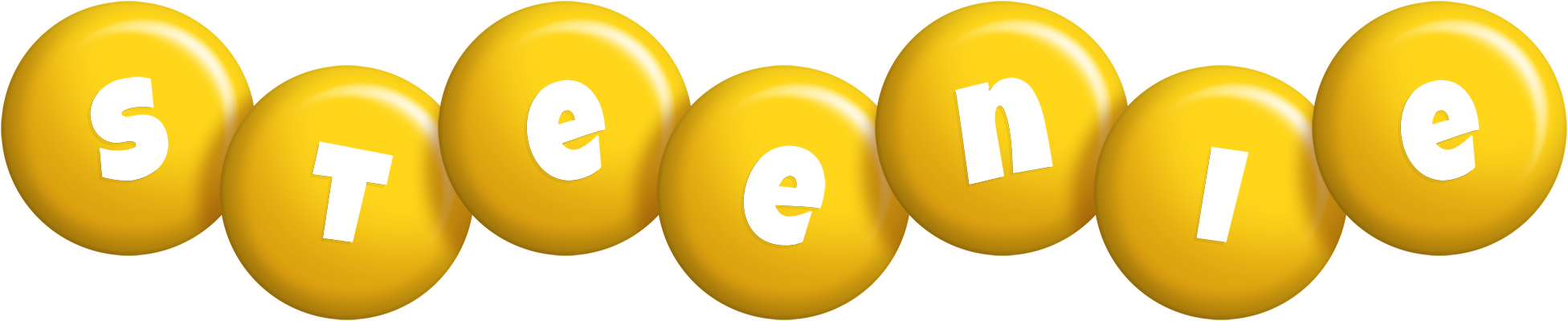 Steenie candy-yellow logo