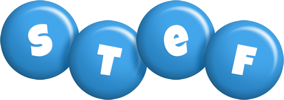 Stef candy-blue logo
