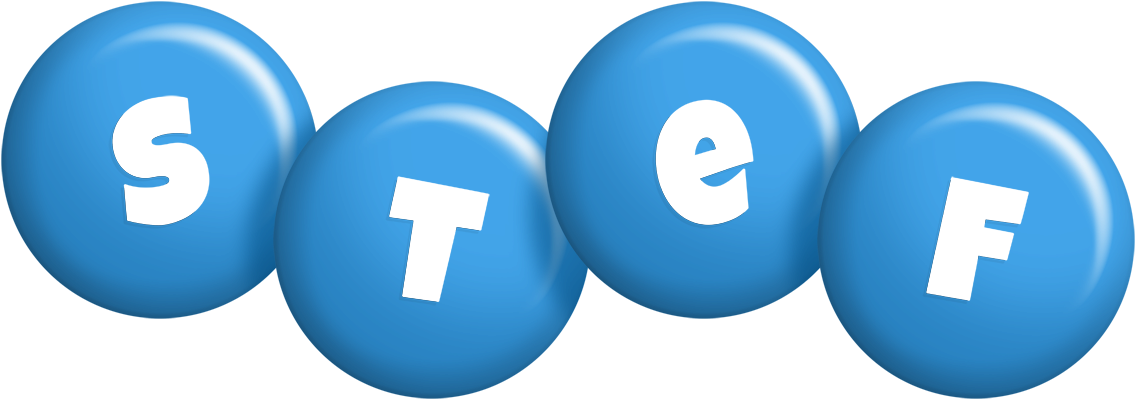 Stef candy-blue logo