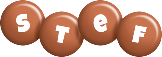 Stef candy-brown logo