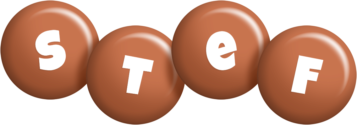 Stef candy-brown logo