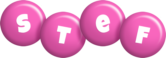 Stef candy-pink logo