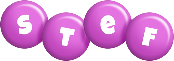 Stef candy-purple logo