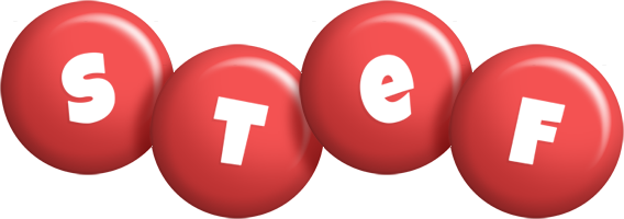 Stef candy-red logo