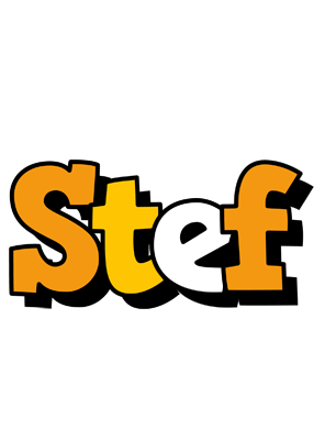 Stef cartoon logo