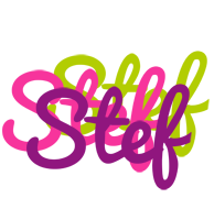 Stef flowers logo