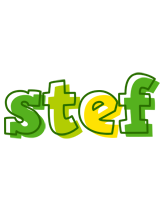 Stef juice logo