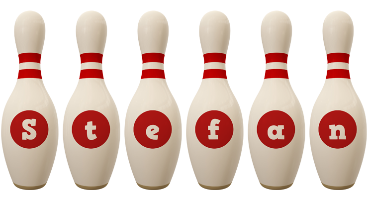 Stefan bowling-pin logo