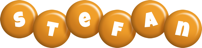 Stefan candy-orange logo