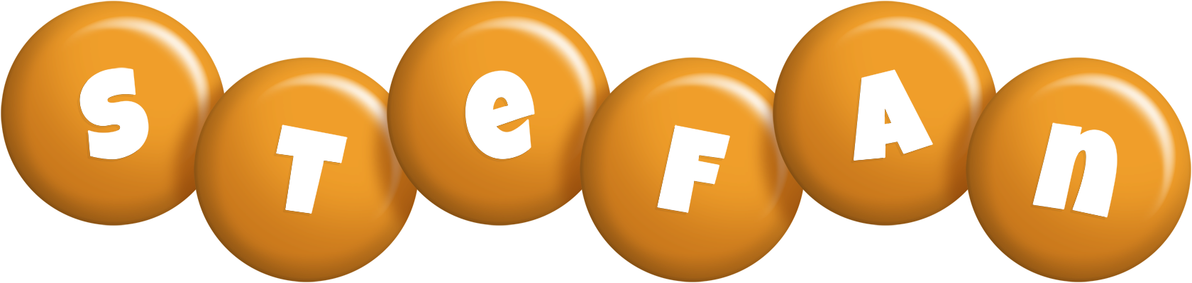 Stefan candy-orange logo
