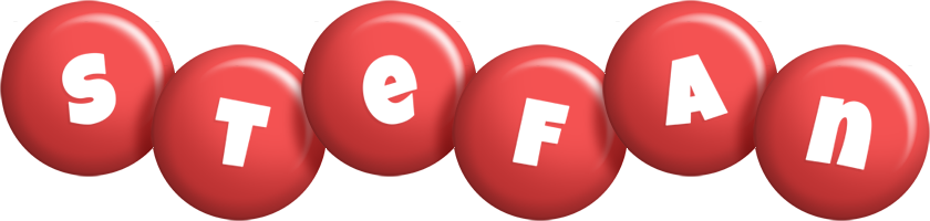 Stefan candy-red logo