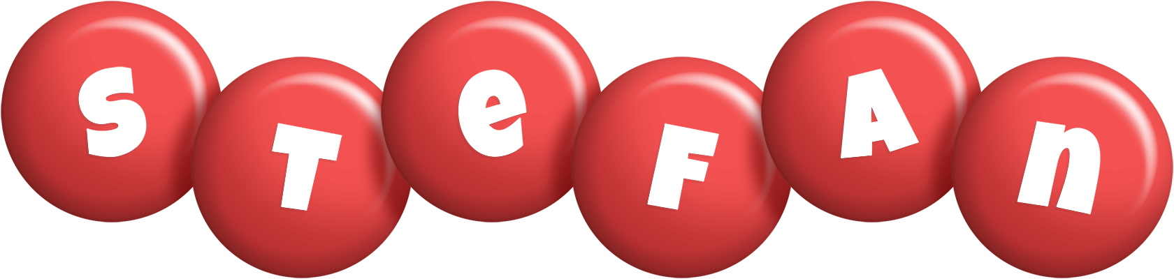 Stefan candy-red logo
