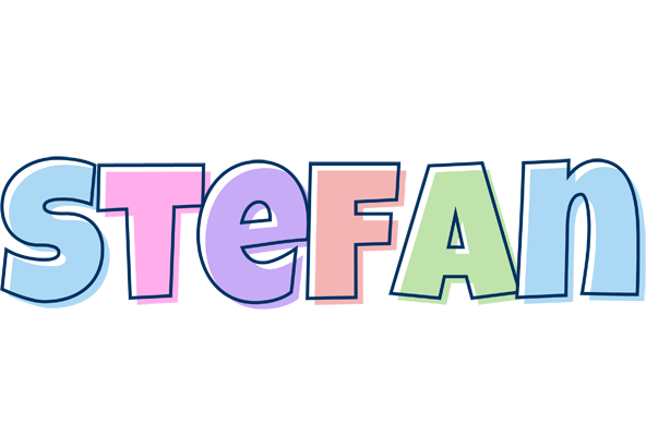 Stefan pastel logo