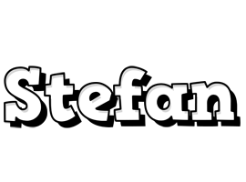 Stefan snowing logo
