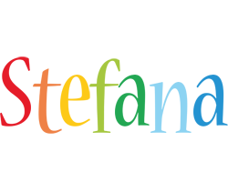 Stefana birthday logo