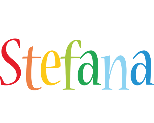 Stefana birthday logo