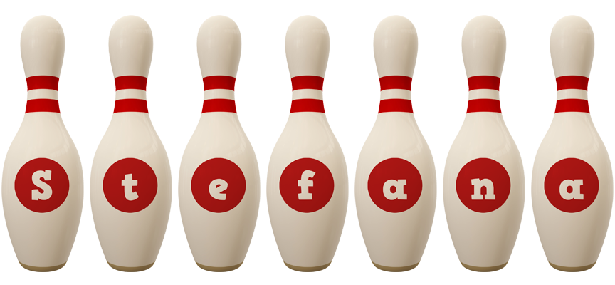 Stefana bowling-pin logo