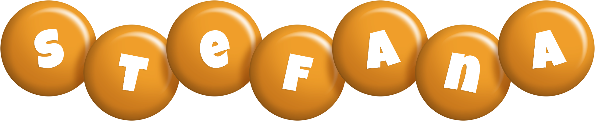Stefana candy-orange logo