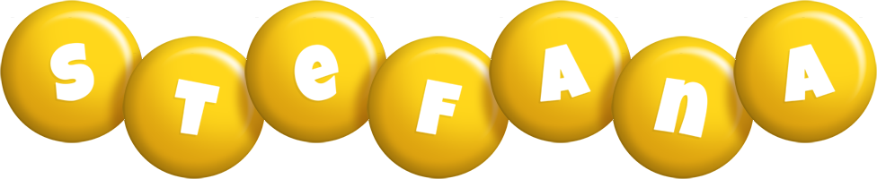 Stefana candy-yellow logo