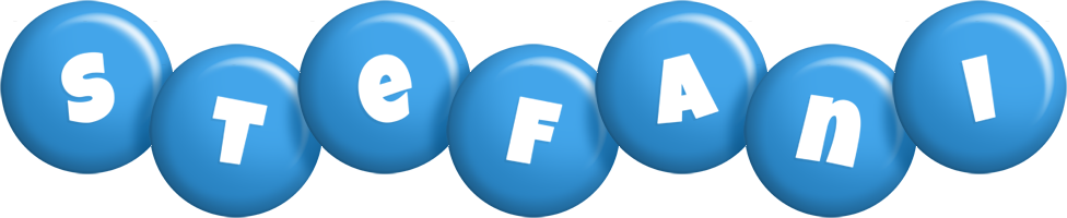 Stefani candy-blue logo