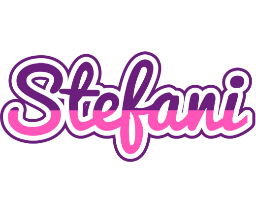Stefani cheerful logo