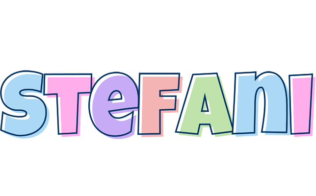 Stefani pastel logo