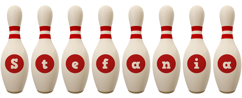 Stefania bowling-pin logo