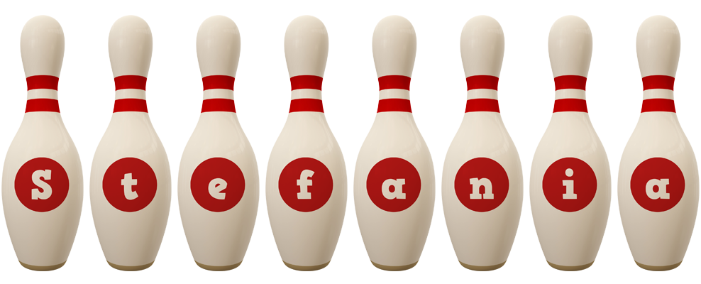 Stefania bowling-pin logo
