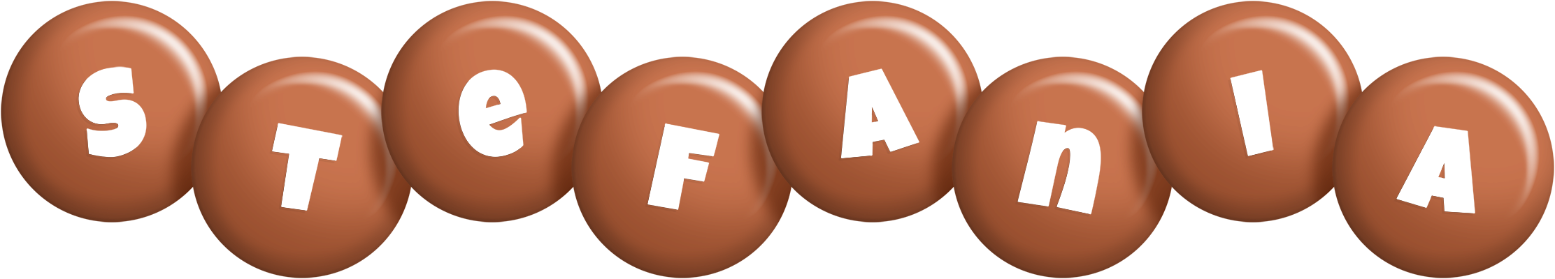 Stefania candy-brown logo
