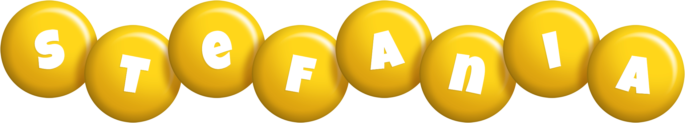 Stefania candy-yellow logo