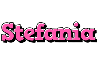 Stefania girlish logo