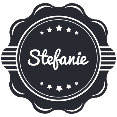 Stefanie badge logo