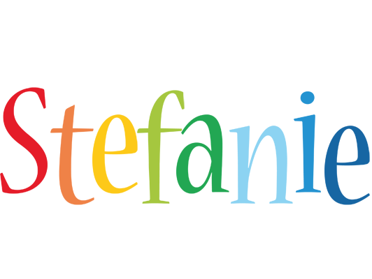 Stefanie birthday logo
