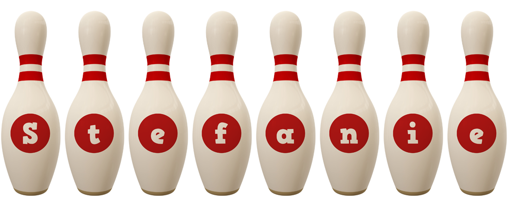Stefanie bowling-pin logo