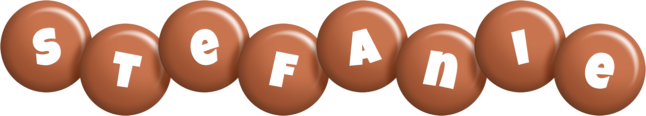 Stefanie candy-brown logo