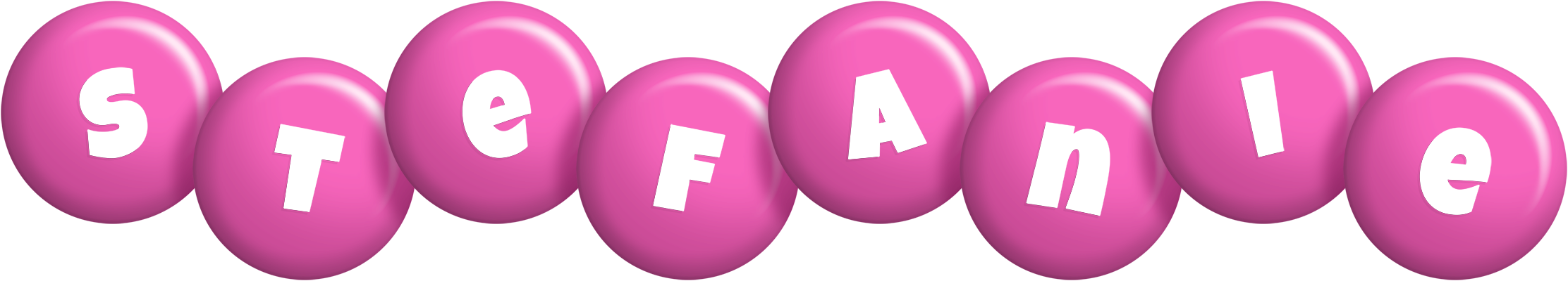 Stefanie candy-pink logo