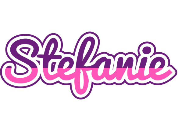 Stefanie cheerful logo