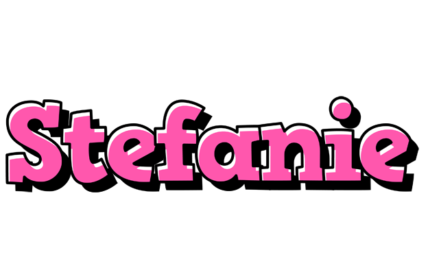 Stefanie girlish logo