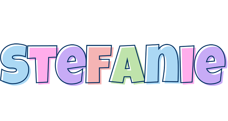 Stefanie pastel logo