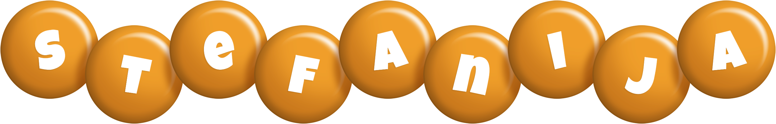 Stefanija candy-orange logo