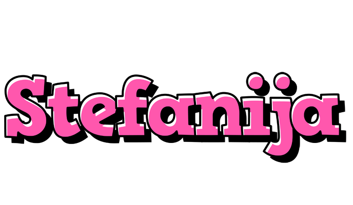 Stefanija girlish logo