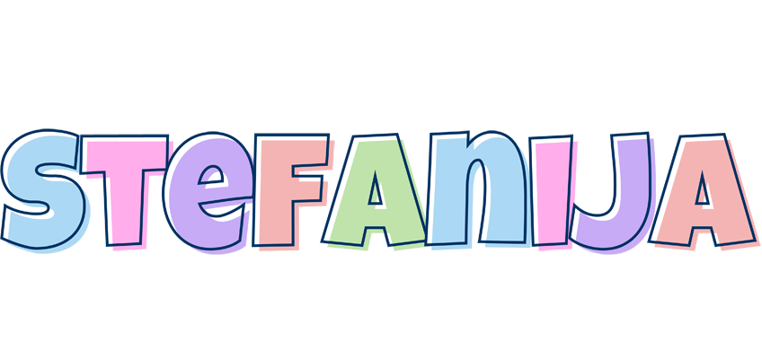 Stefanija pastel logo