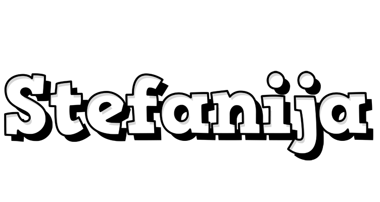 Stefanija snowing logo