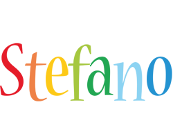 Stefano birthday logo