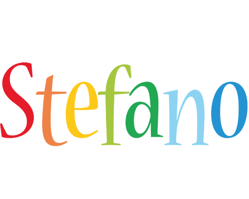 Stefano birthday logo
