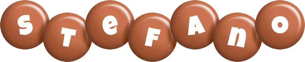 Stefano candy-brown logo