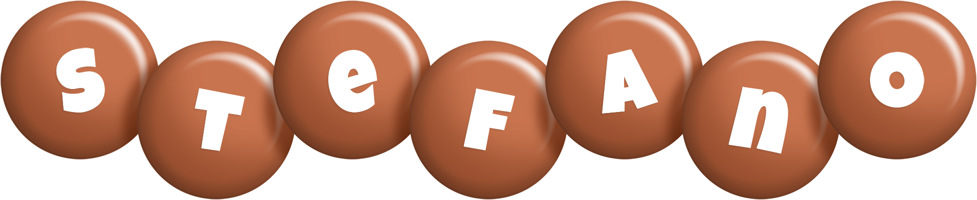 Stefano candy-brown logo