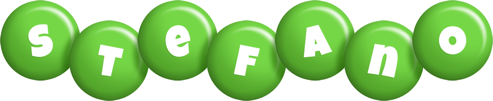 Stefano candy-green logo