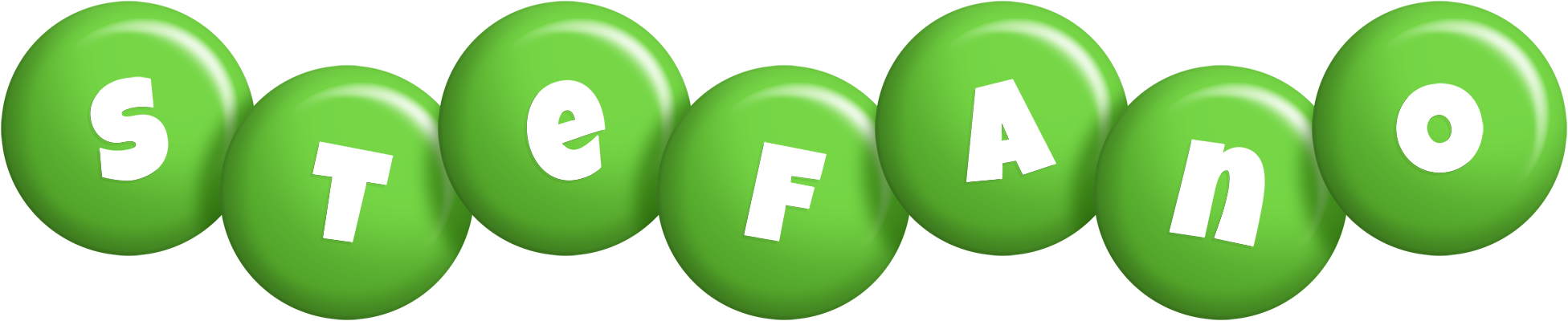 Stefano candy-green logo