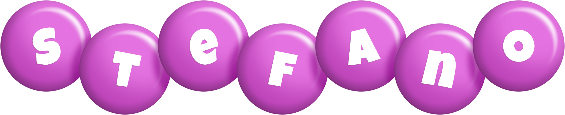 Stefano candy-purple logo